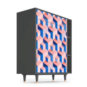 Sideboard - STORYZ - BS6 Pinky Squares - Antracite