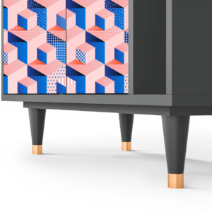 Sideboard - STORYZ - BS6 Pinky Squares - Antracite