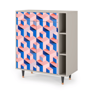 Sideboard - STORYZ - BS6 Pinky Squares - Sand