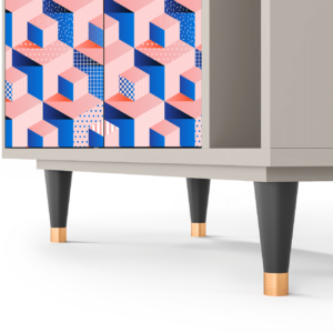 Sideboard - STORYZ - BS6 Pinky Squares - Sand
