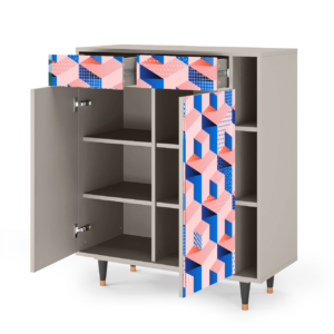 Sideboard - STORYZ - BS6 Pinky Squares - Sand