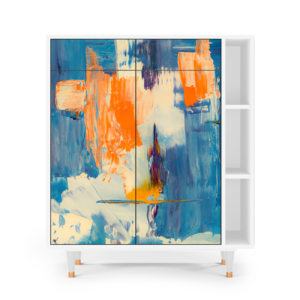 Sideboard - STORYZ - BS6 Abstract Expressionism - White