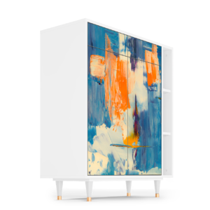 Sideboard - STORYZ - BS6 Abstract Expressionism - White