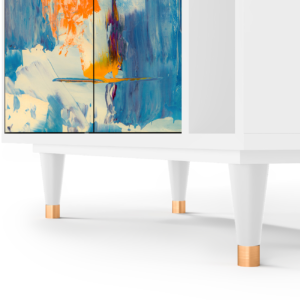 Sideboard - STORYZ - BS6 Abstract Expressionism - White