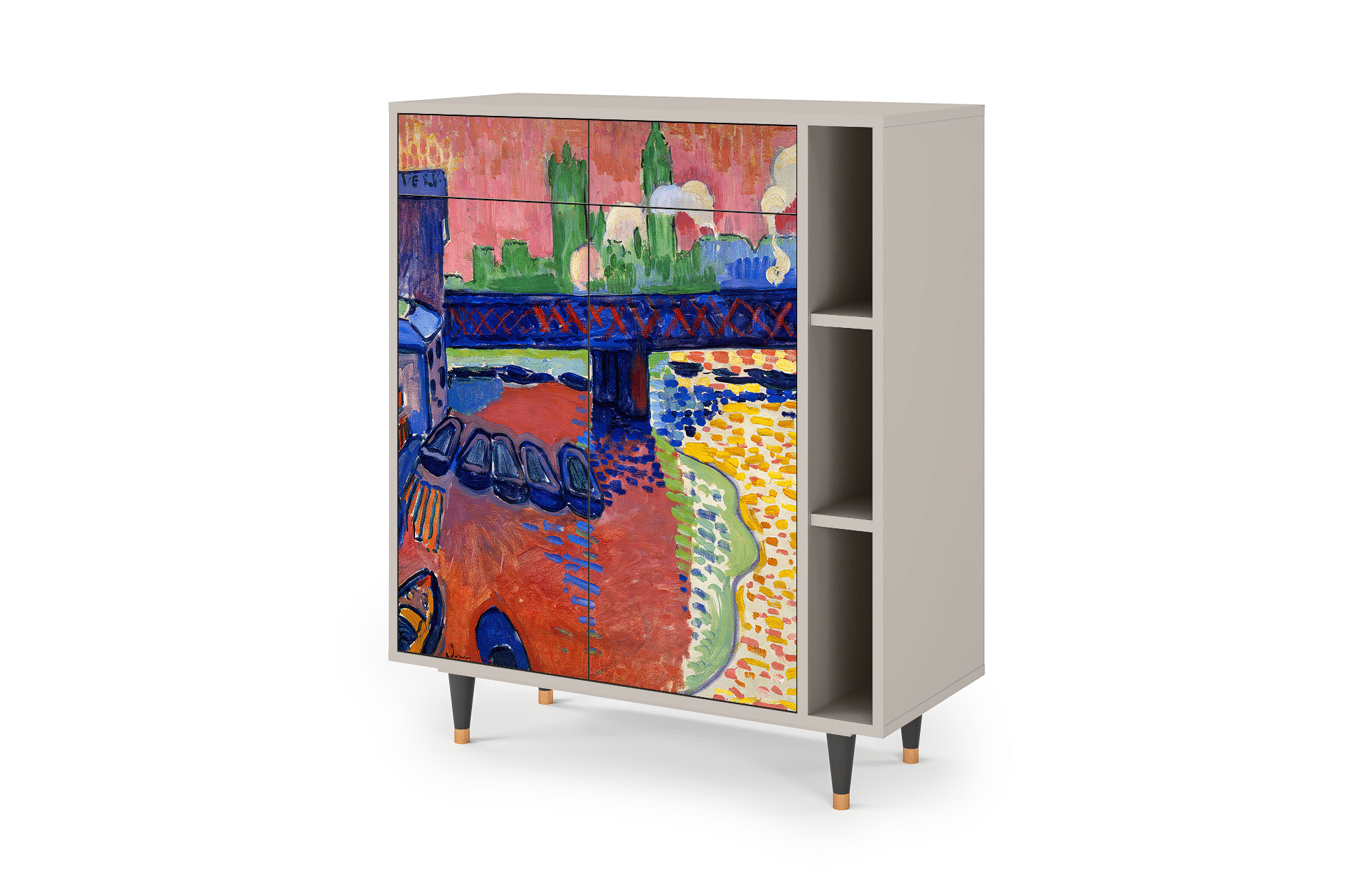 BS6_135_005 Sideboard - STORYZ - BS6 Charing Cross Bridge - Sand