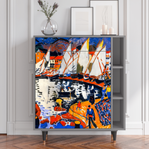 Sideboard - STORYZ - BS6 Le Séchage des voiles  - Grey