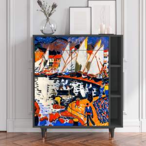 Sideboard - STORYZ - BS6 Le Séchage des voiles  - Antracite