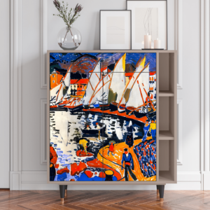 Sideboard - STORYZ - BS6 Le Séchage des voiles  - Latte