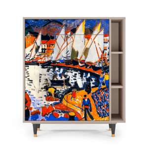 Sideboard - STORYZ - BS6 Le Séchage des voiles  - Latte