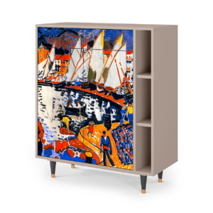 Sideboard - STORYZ - BS6 Le Séchage des voiles  - Latte