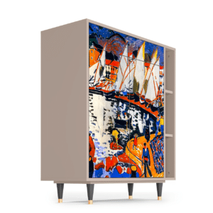 Sideboard - STORYZ - BS6 Le Séchage des voiles  - Latte