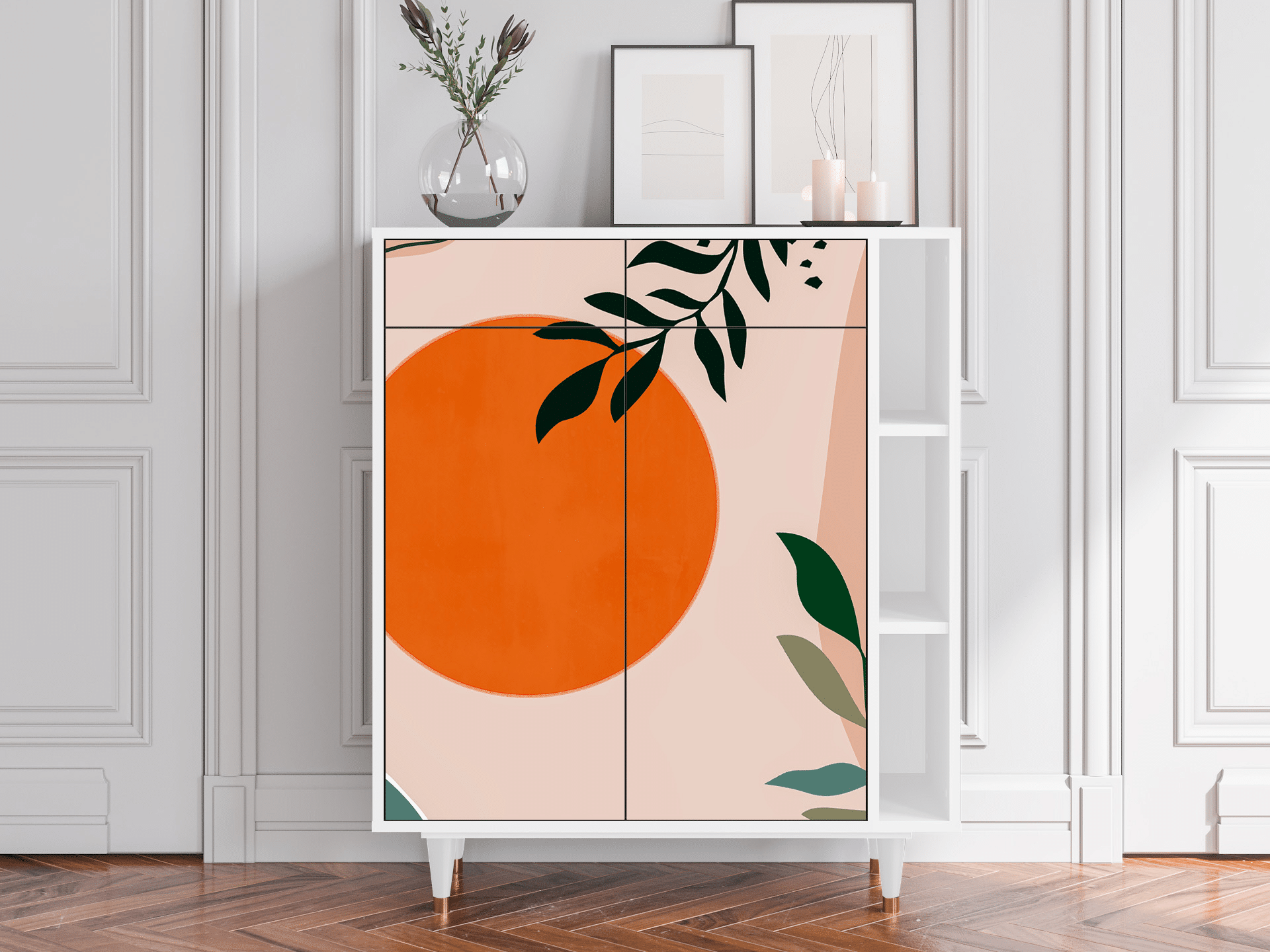 Sideboard - STORYZ - BS6 Artwork - White Sideboard - STORYZ - BS6 Artwork - White