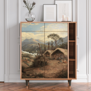 Sideboard - STORYZ - BS6 View Across the Plains  - Walnut