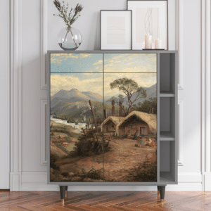 Sideboard - STORYZ - BS6 View Across the Plains  - Grey