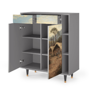 Sideboard - STORYZ - BS6 View Across the Plains  - Grey