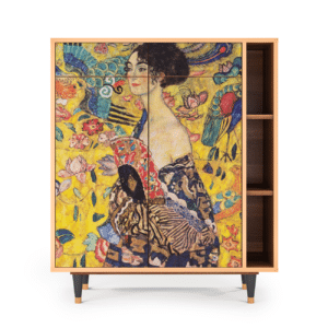 Sideboard - STORYZ - BS6 Lady with Fan by Klimt - Walnut