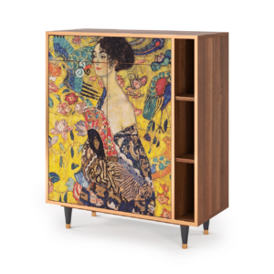 Sideboard - STORYZ - BS6 Lady with Fan by Klimt - Walnut