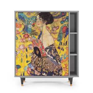 Sideboard - STORYZ - BS6 Lady with Fan by Klimt - Grey
