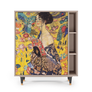 Sideboard - STORYZ - BS6 Lady with Fan by Klimt - Latte