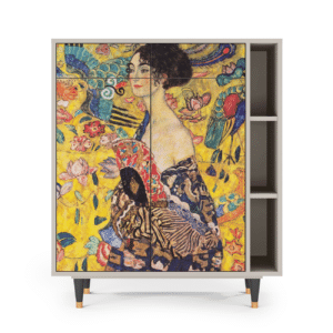 Sideboard - STORYZ - BS6 Lady with Fan by Klimt - Sand