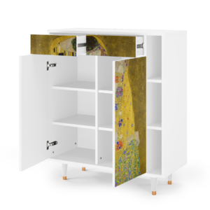 Sideboard - STORYZ - BS6 The Kiss by Klimt  - White
