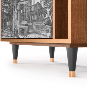 Sideboard - STORYZ - BS6 View of the Piazza - Walnut