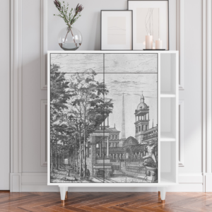 Sideboard - STORYZ - BS6 View of the Piazza - White