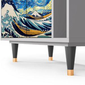 Sideboard - STORYZ - BS6 Great Wave - Grey