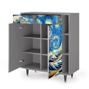 Sideboard - STORYZ - BS6 Great Wave - Grey