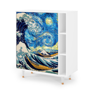 Sideboard - STORYZ - BS6 Great Wave - White