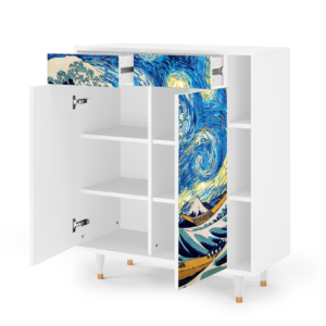 Sideboard - STORYZ - BS6 Great Wave - White
