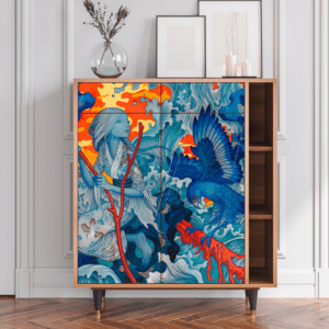 Sideboard - STORYZ - BS6 The Girl - James Jean - Walnut