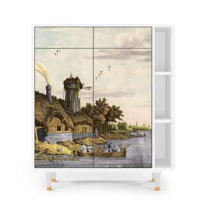 Sideboard - STORYZ - BS6 Mill along a River - White