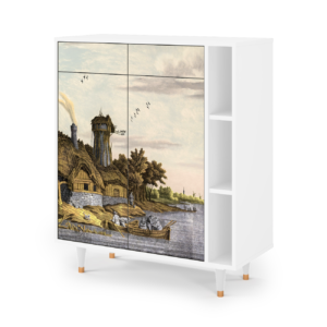 Sideboard - STORYZ - BS6 Mill along a River - White