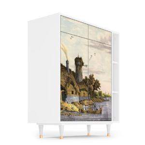 Sideboard - STORYZ - BS6 Mill along a River - White