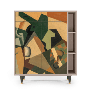 Sideboard - STORYZ - BS6 Glass and Checkerboard - Latte