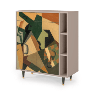 Sideboard - STORYZ - BS6 Glass and Checkerboard - Latte