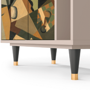 Sideboard - STORYZ - BS6 Glass and Checkerboard - Latte