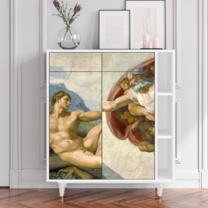 Sideboard - STORYZ - BS6 The Creation of Adam - White