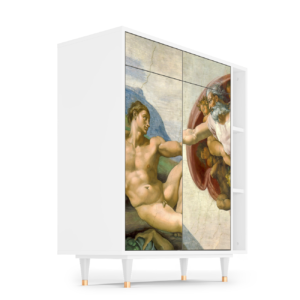 Sideboard - STORYZ - BS6 The Creation of Adam - White