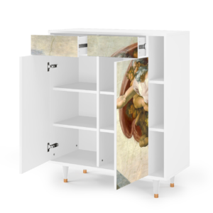 Sideboard - STORYZ - BS6 The Creation of Adam - White