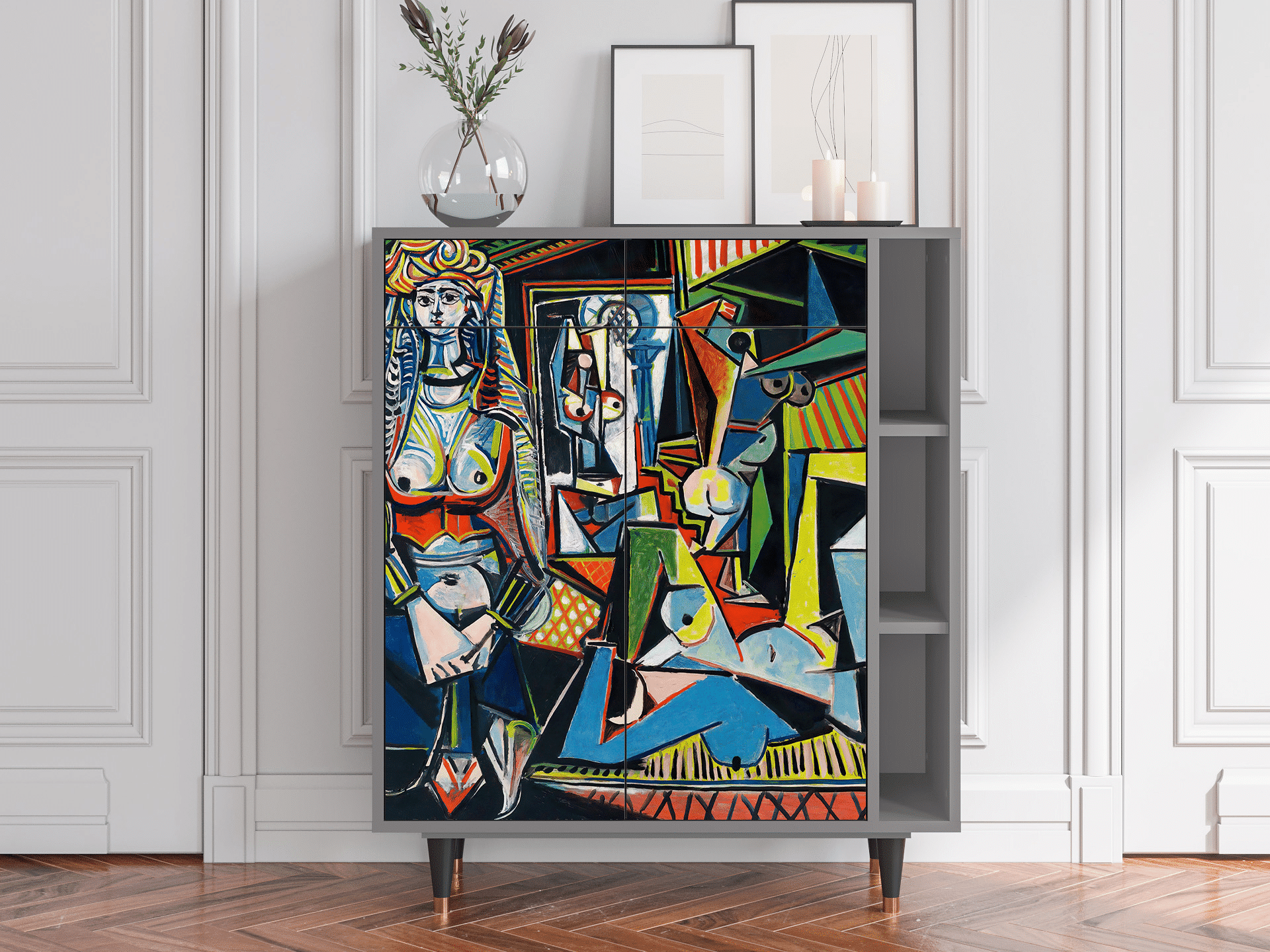 Sideboard - STORYZ - BS6 Women of Algiers - Grey Sideboard - STORYZ - BS6 Women of Algiers - Grey