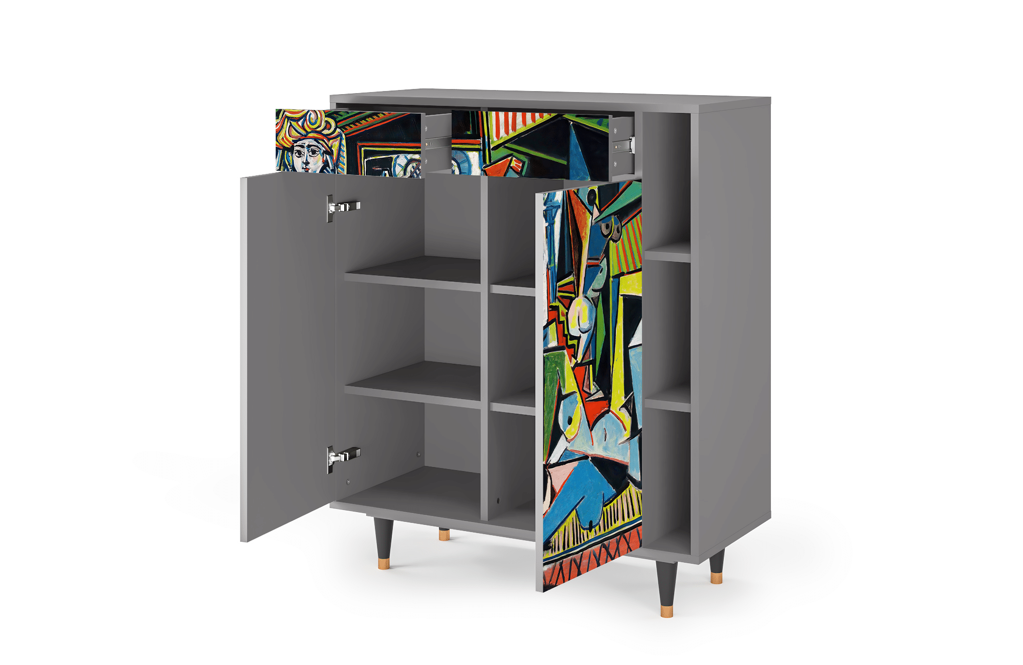 Sideboard – STORYZ – BS6 Women of Algiers – Grey Sideboard - STORYZ - BS6 Women of Algiers - Grey