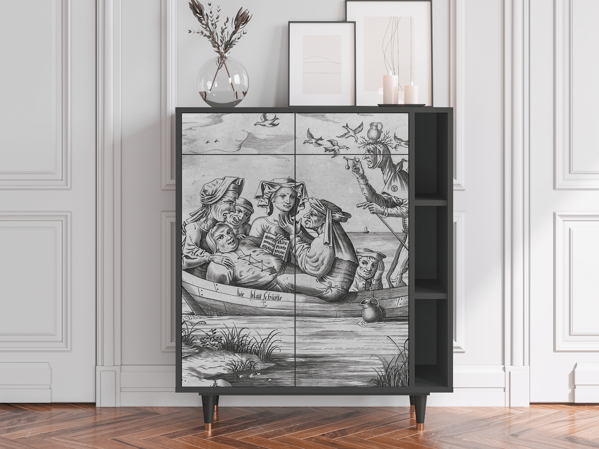 Sideboard - STORYZ - BS6 Blau Schuyte - Antracite Sideboard - STORYZ - BS6 Blau Schuyte - Antracite