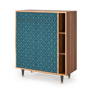 Sideboard - STORYZ - BS6 Turquoise Geometry - Walnut
