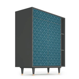 Sideboard - STORYZ - BS6 Turquoise Geometry - Antracite