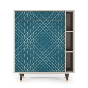 Sideboard - STORYZ - BS6 Turquoise Geometry - Sand
