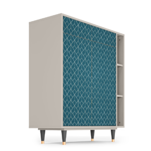 Sideboard - STORYZ - BS6 Turquoise Geometry - Sand