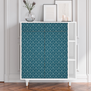 Sideboard - STORYZ - BS6 Turquoise Geometry - White