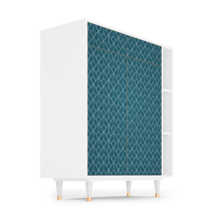 Sideboard - STORYZ - BS6 Turquoise Geometry - White